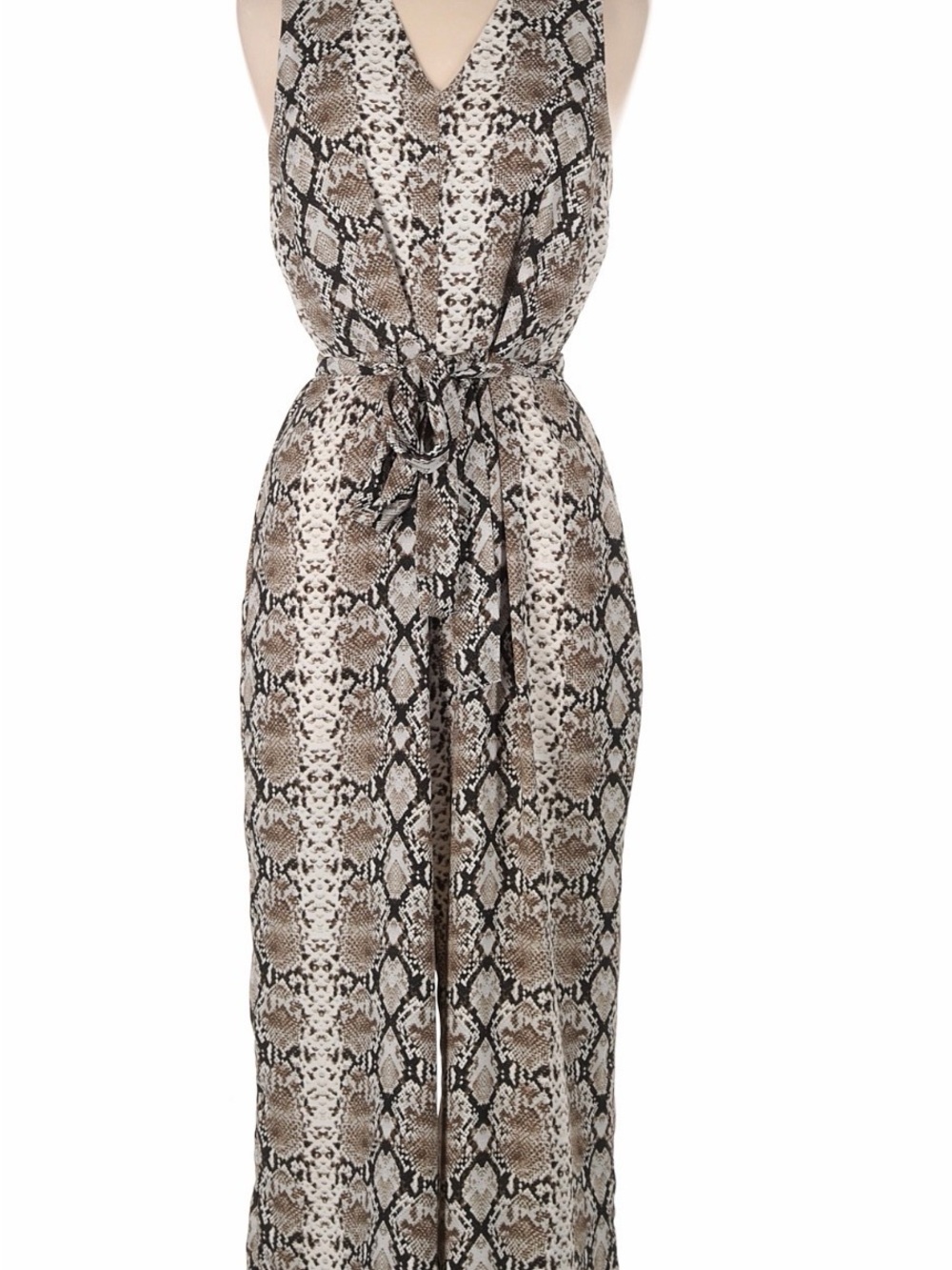 Banana Republic Snake Print Wide-Leg Jumpsuit